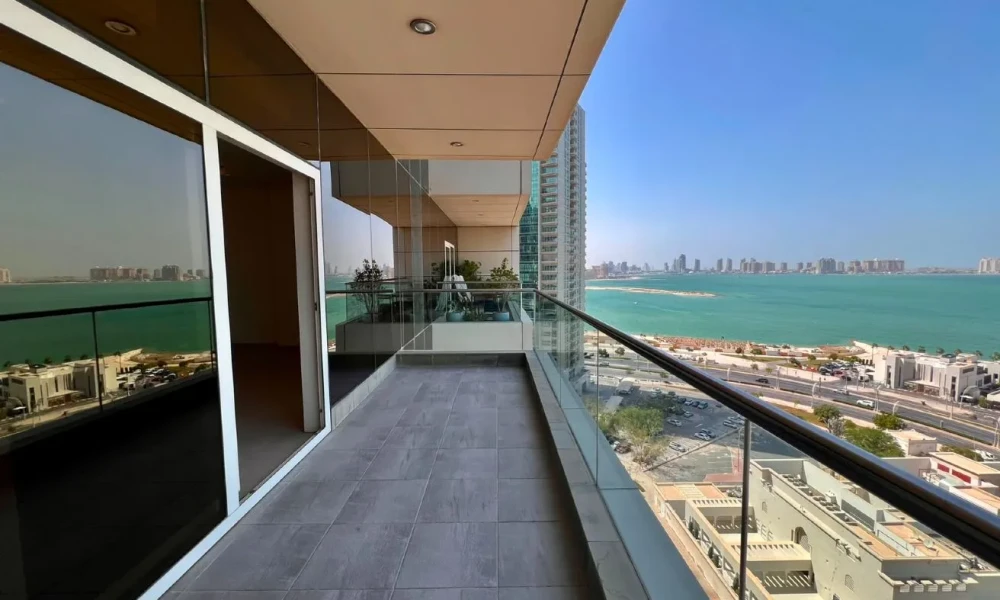 WATERFRONT 3BR + MAID | PRIVATE BALCONY | SEA VIEW