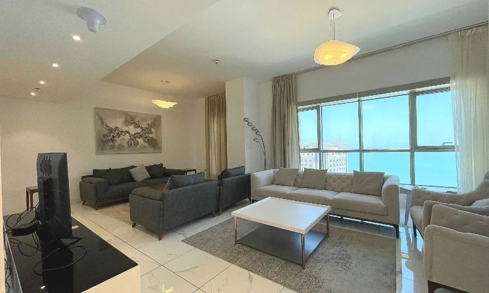 3BR + MAID FF | SEA VIEW | POOL, SAUNA & GYM
