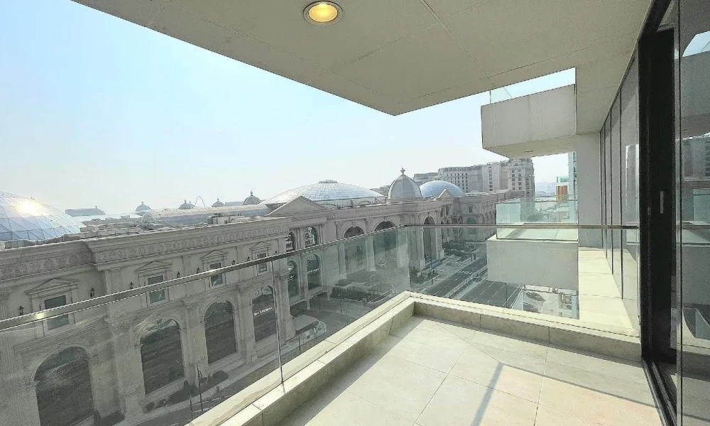 BALCONY WITH SKYLINE VIEW | 1 BHK FF + AMENITIES - Image 10