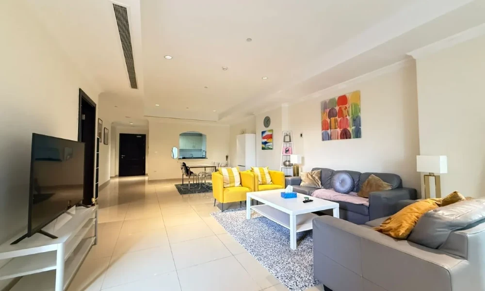 1BR WITH VERANDA | SEA & LUSAIL VIEW | FULL AMENIT small 3