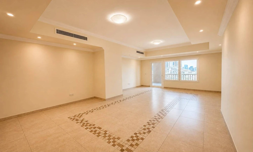 ELEGANT 1 BR SEMI -FURNISHED | HUGE BALCONY |PEARL small 2