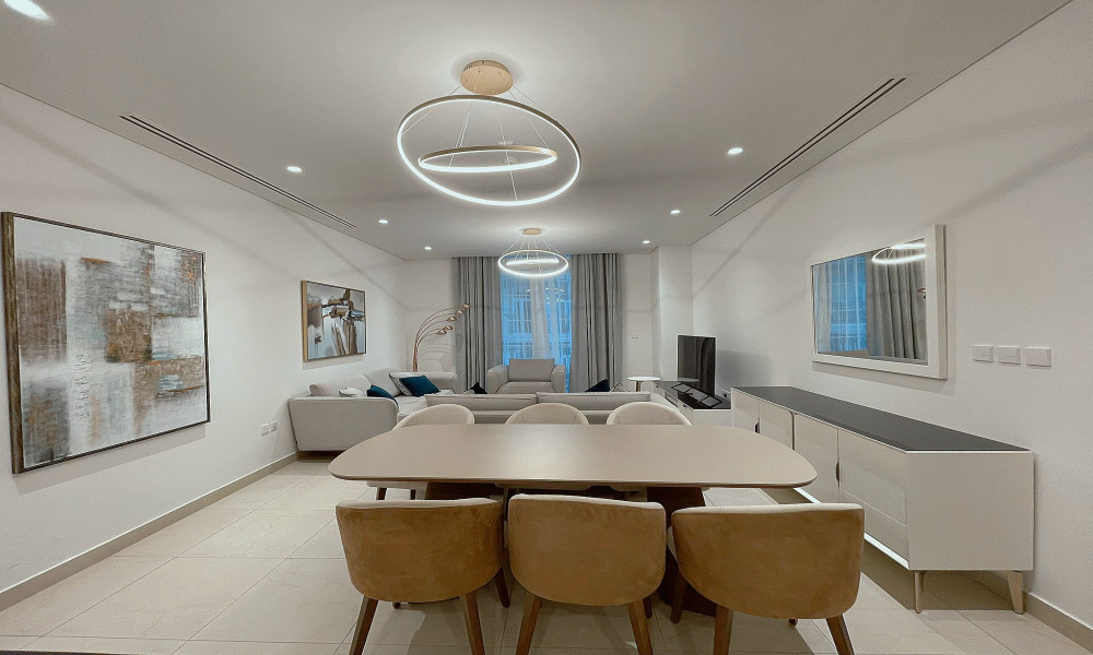 Elegant 2BR + Maid FF | Floresta, Pearl for Rent small 2