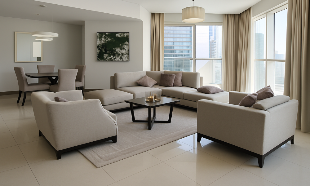 SPACIOUS LUXURY 2 BHK SEA VIEW IN MARINA LUSAIL small 2